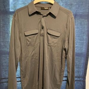 Murano Blue Long Sleeve Shirt Medium